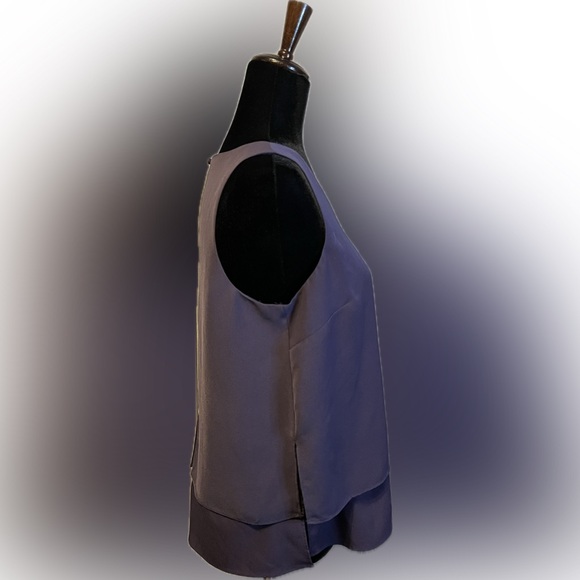 Banana Republic Double Layer Eggplant Tank size MP - Picture 5 of 14